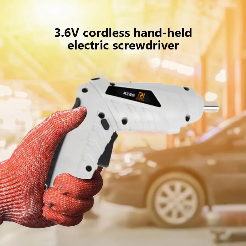 3.6V Mini Power Driver Cordless Drill USB Rechargeable Electric Screwdriver built-in lithium battery 18650/1300mAh | Инструменты