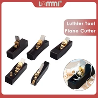 lommi 5pcs european style ebony mini plane thumb planer 5 kinds length brass screw 13mm stainless steel blade width luthier tool