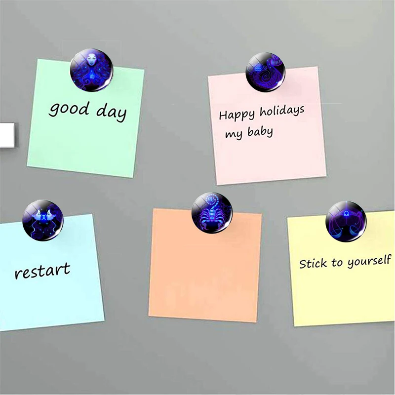 12 созвездий 30 мм магнит на холодильник Знак зодиака подарок день рождения