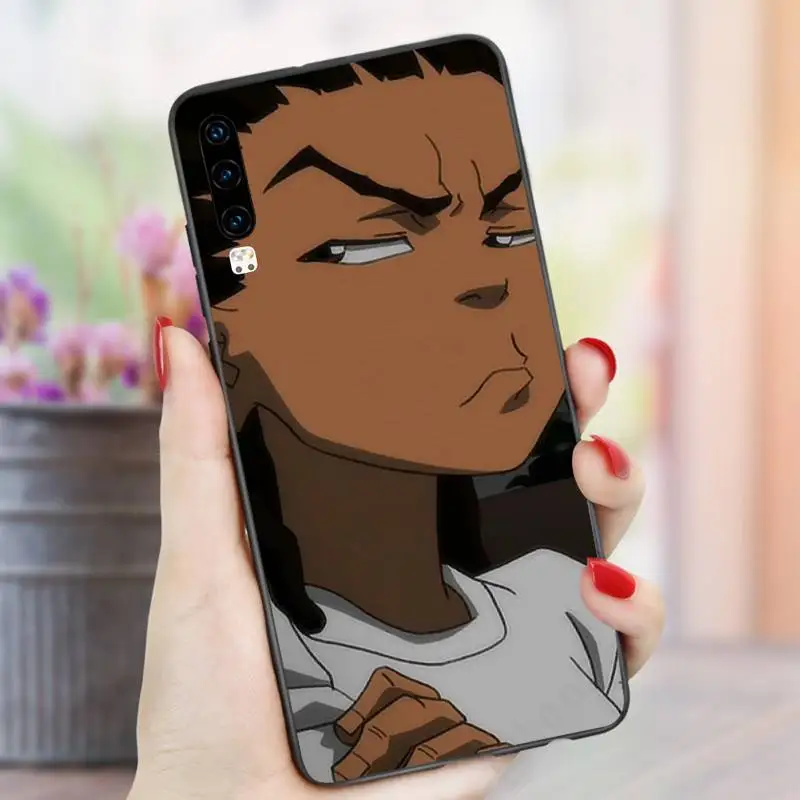 

Cartoon The Boondocks Phone Case Funda For Huawei P9 P10 P20 P30 Lite 2016 2017 2019 plus pro P smart