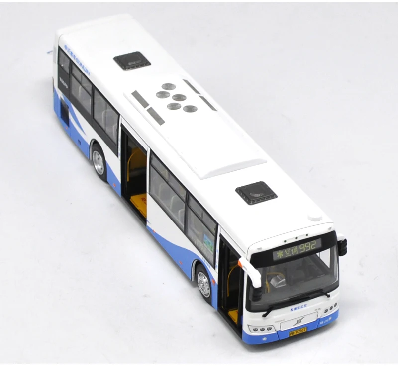 Специальный литой металл 1/43 Шанхай Shenwo моделирование автобус модель настольный дисплей Коллекция игрушек для детей
