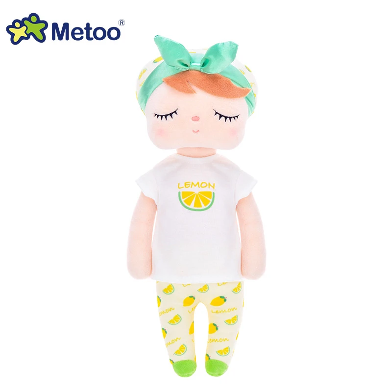 Кукла Metoo 34 см плюшевый милый набитый Brinquedos детские игрушки для девочек подарок на день рождения Рождество 13 дюймов Angela кролик девочка - Цвет: Lemon