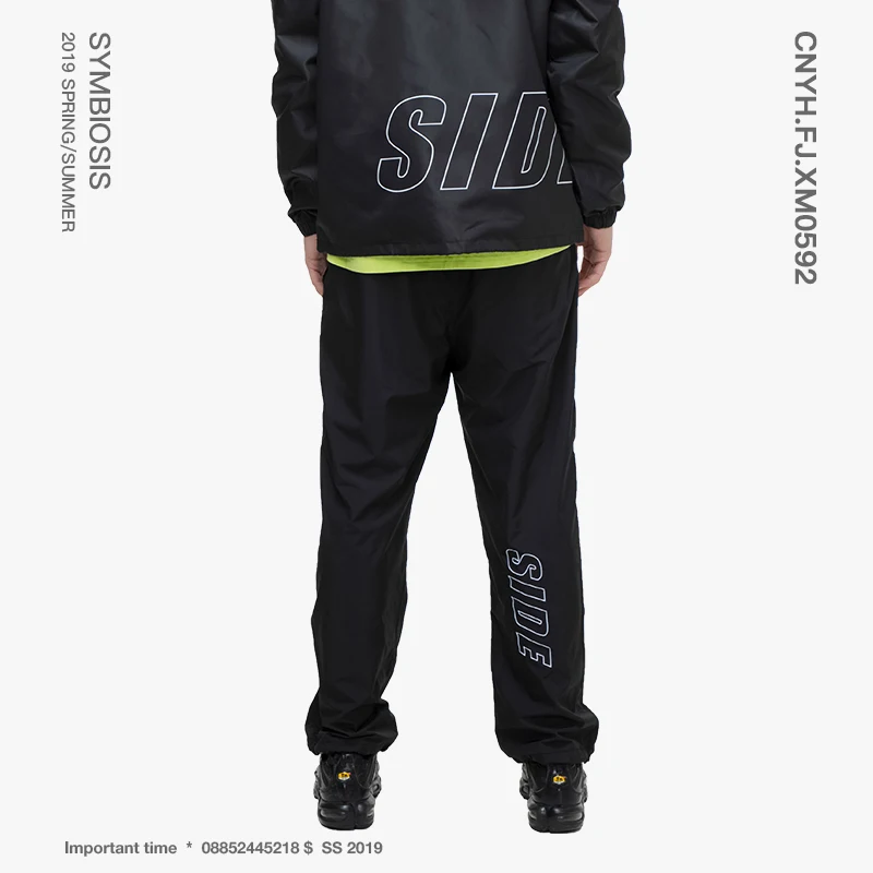 VIISHOW уличная одежда мужские штаны на шнурке Брендовые повседневные для бега