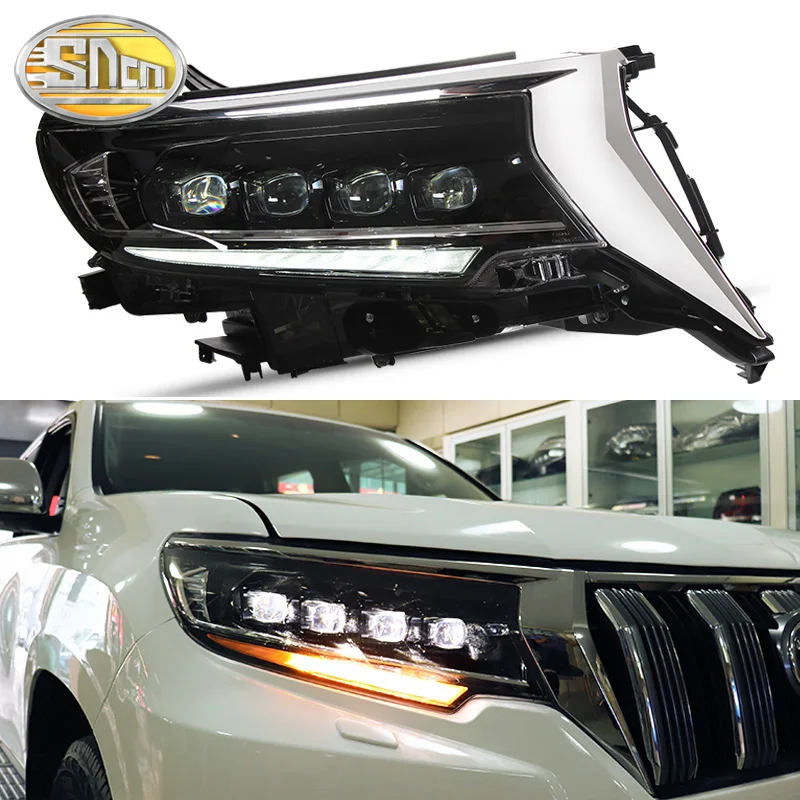 SNCN автомобильный Стайлинг светодиодный задний фонарь в сборе для Toyota Land Cruiser Prado