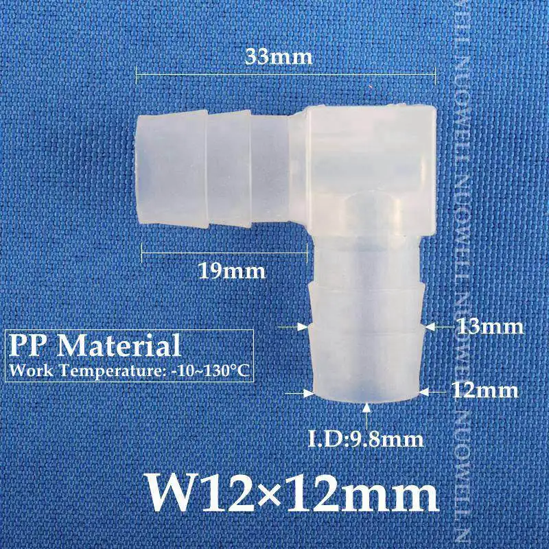 

Полипропиленовые коленчатые соединители 4-20 мм