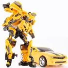 Игрушечный робот-трансформер из сплава, 21 см, в высоту, автомобиль-трансформер для детей, подарок для детей, YS-01C, H6001-3