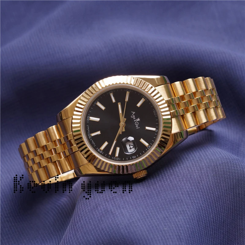 8 Лучшие новые 41 мм Datejust стальные синие часы Мужские механические Автоматические часы люксовый бренд Бизнес Мода President Desinger часы - Цвет: 8