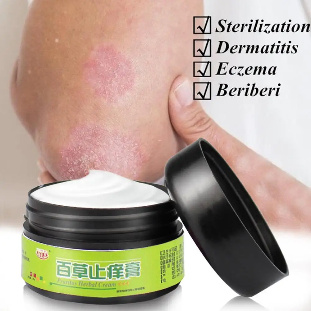 

1Pc 25g Skin Care Herbal Ointment Plaster Cream Anti-Itch 2021 Cream Psoriasis New Treatment Pruritus Eczema Supplies Derma J6H2