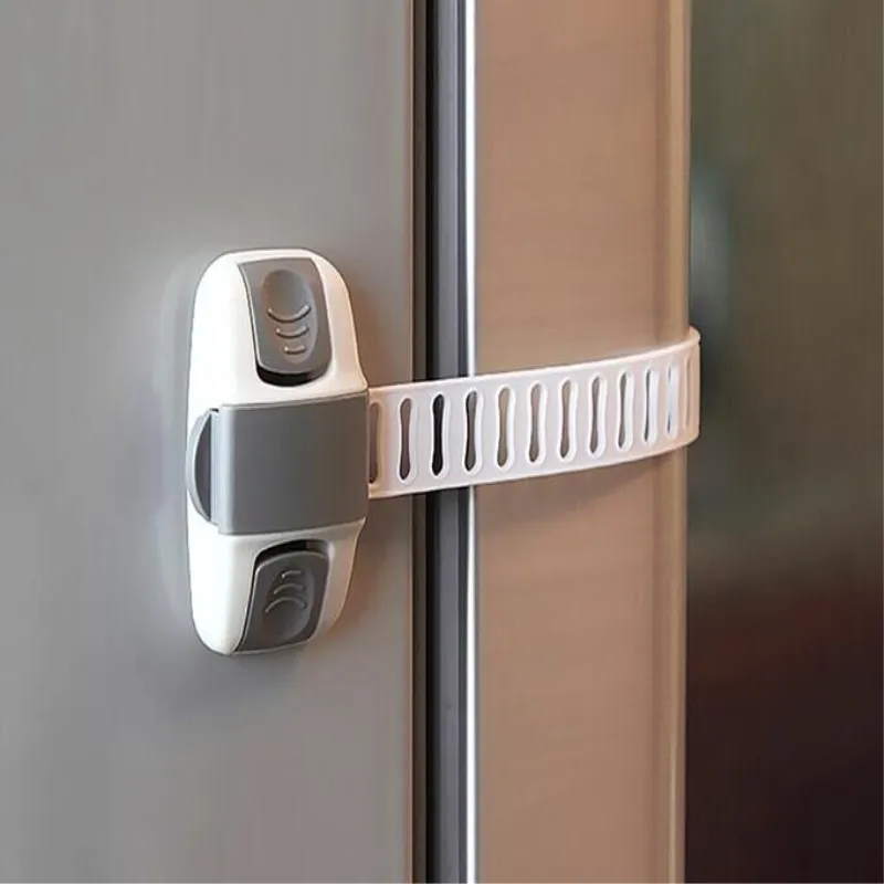 60Pc/lot wholesale Cabinet Lock Baby Protection From Children Safe Locks Baby Security Drawer Latches for Refrigerators