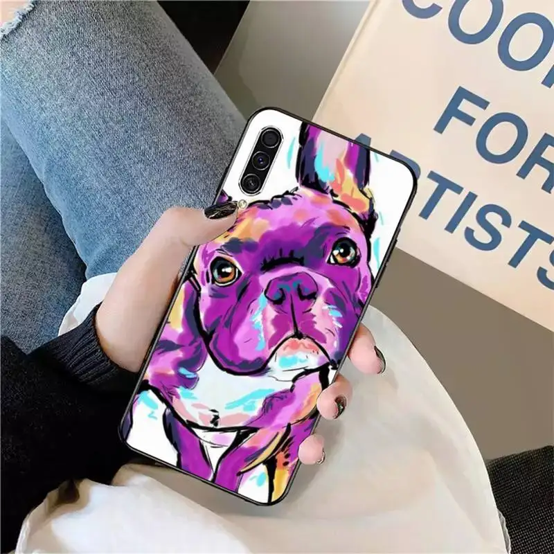 

French Bulldog cute animal Phone Case For Samsung galaxy S 9 10 20 A 10 21 30 31 40 50 51 71 s note 20 j 4 2018 plus