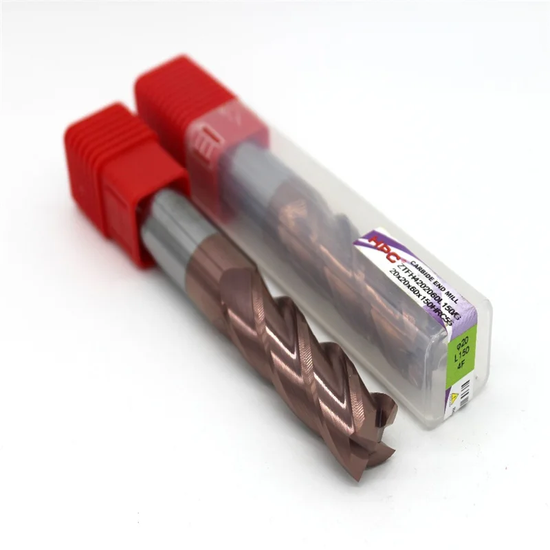 20*20*150 из 4 флейт плоские торцевые фрезы карбида концевые фрезерные вольфрамовые