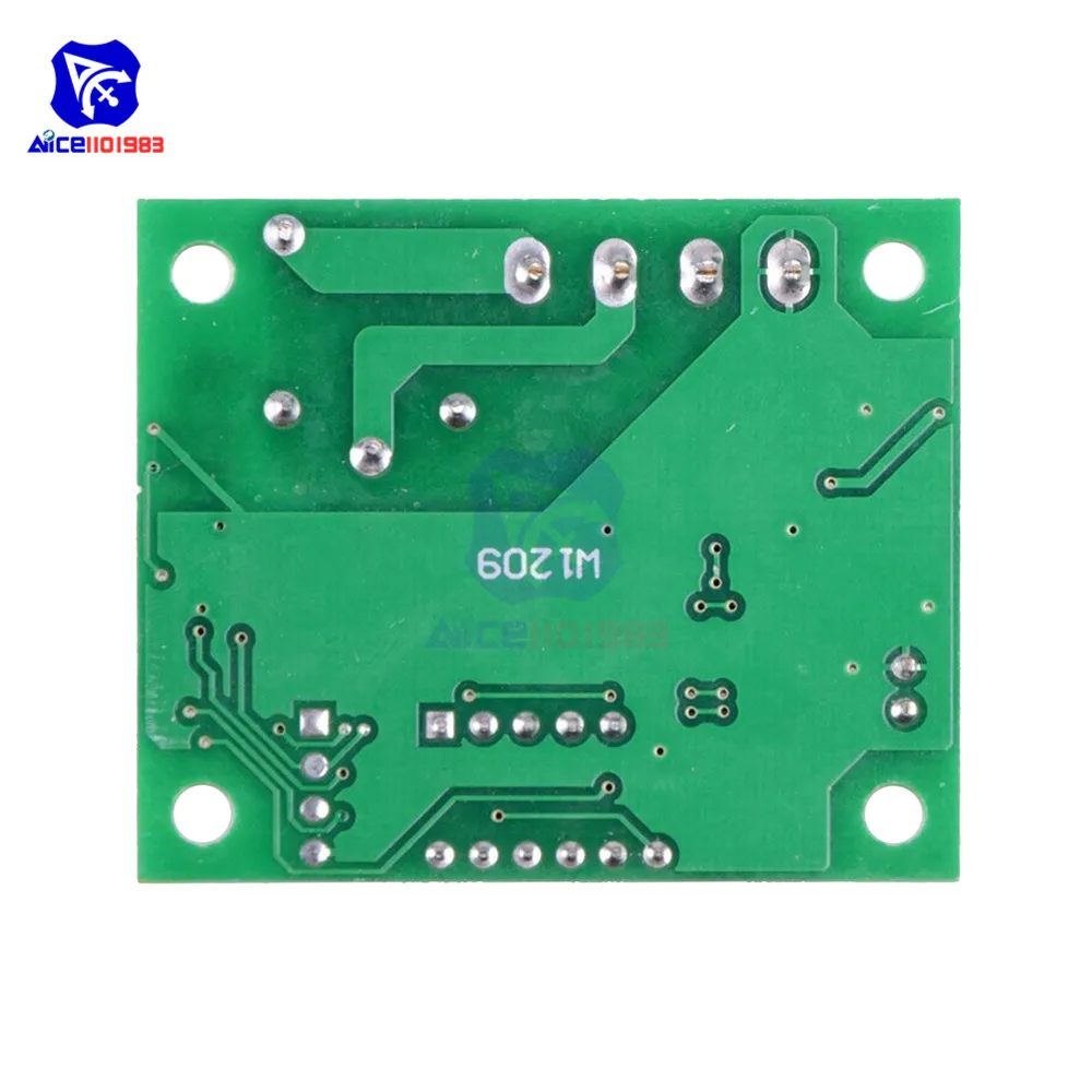 Diymore W1209 DC 12V LED Цифровой фотомодуль температурный контроллер/w NTC термистор
