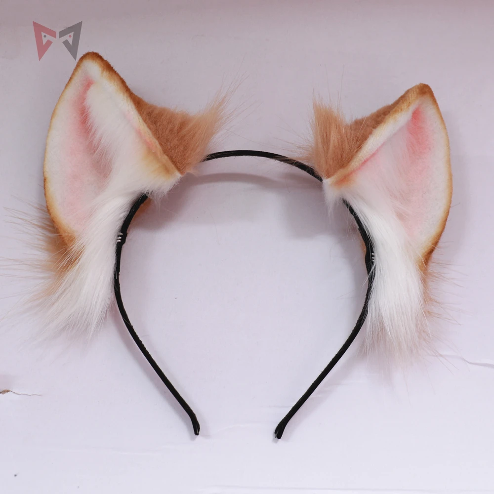 Ободок для волос Kc с кошачьими и чудовидными ушками обруч аксессуары ручного