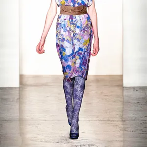 Женские колготки разных цветов, элегантные фиолетовые колготки с принтом, женские колготки для девочек