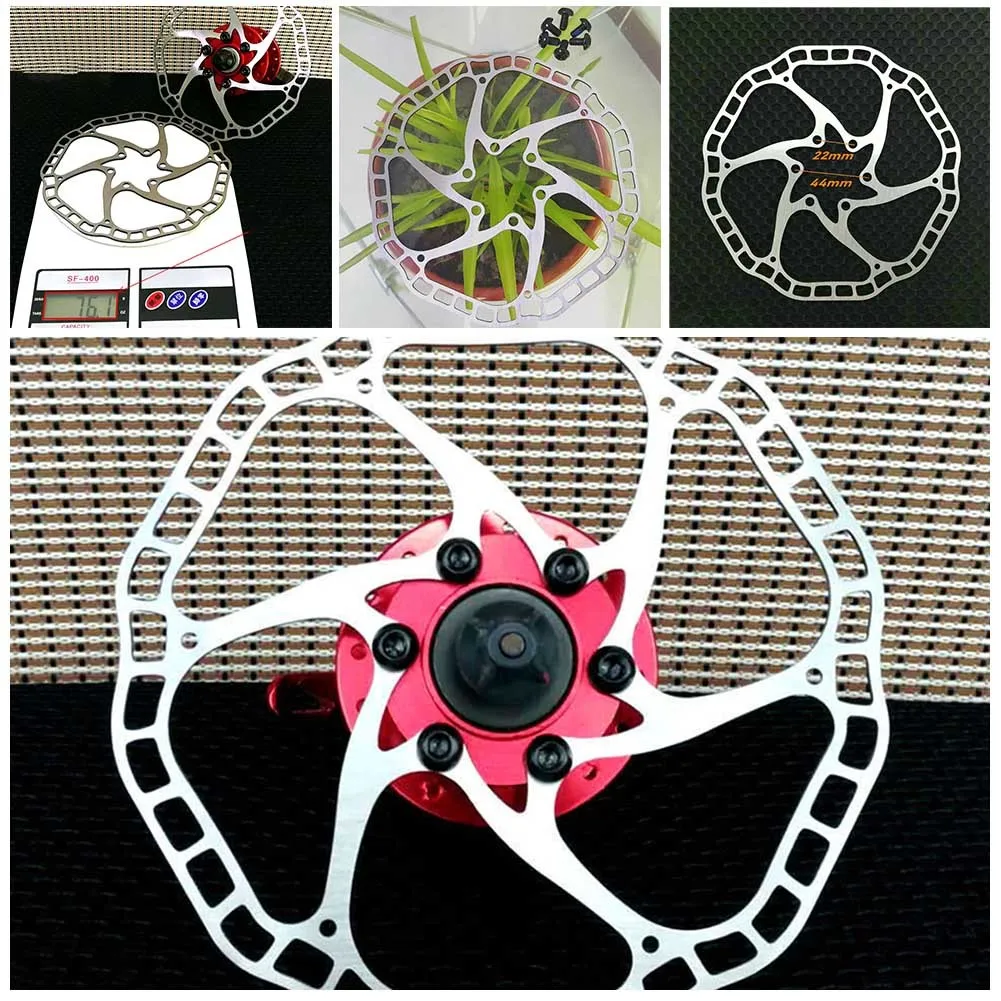 

Bicycle Universal Hydraulic Disc Brake Rotors 160mm With 6 Bolts For MTB Road Bike Outdoor Cycling Disc Brake Replace Accessory