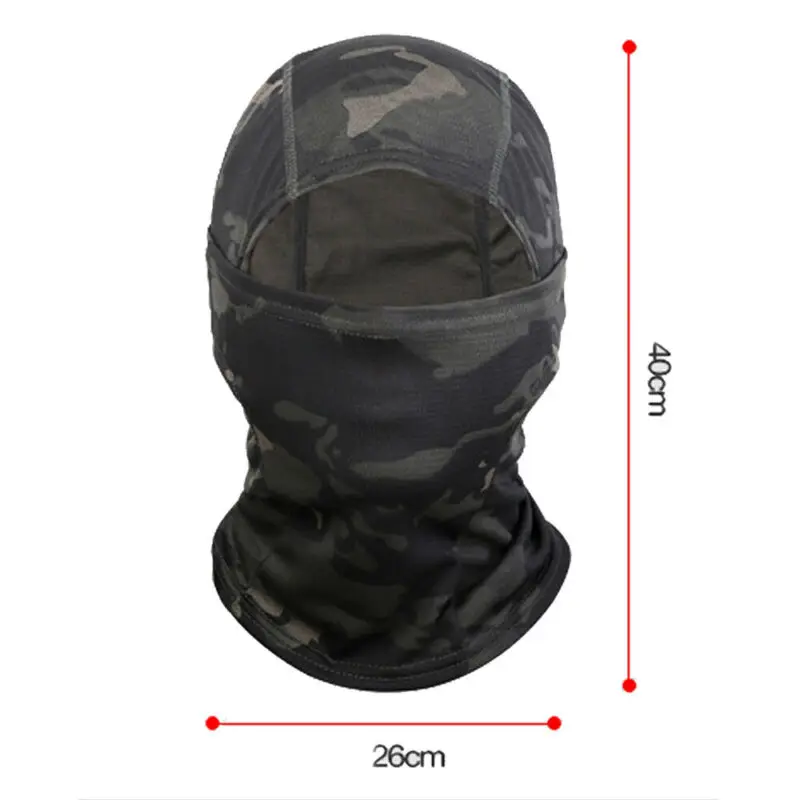 Camouflage Motorcycle Face Mask Balaclava Shield Ski Cycling Neck Protecting Windproof Outdoor Full Masks Soft | Красота и здоровье