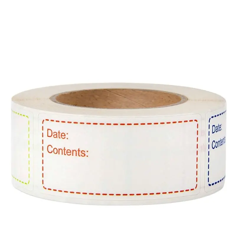 

150pcs/roll Food Mark Stickers Self-Adhesive Container glass Bottle Labels paper Packing DIY Handmade Date Decorative applique