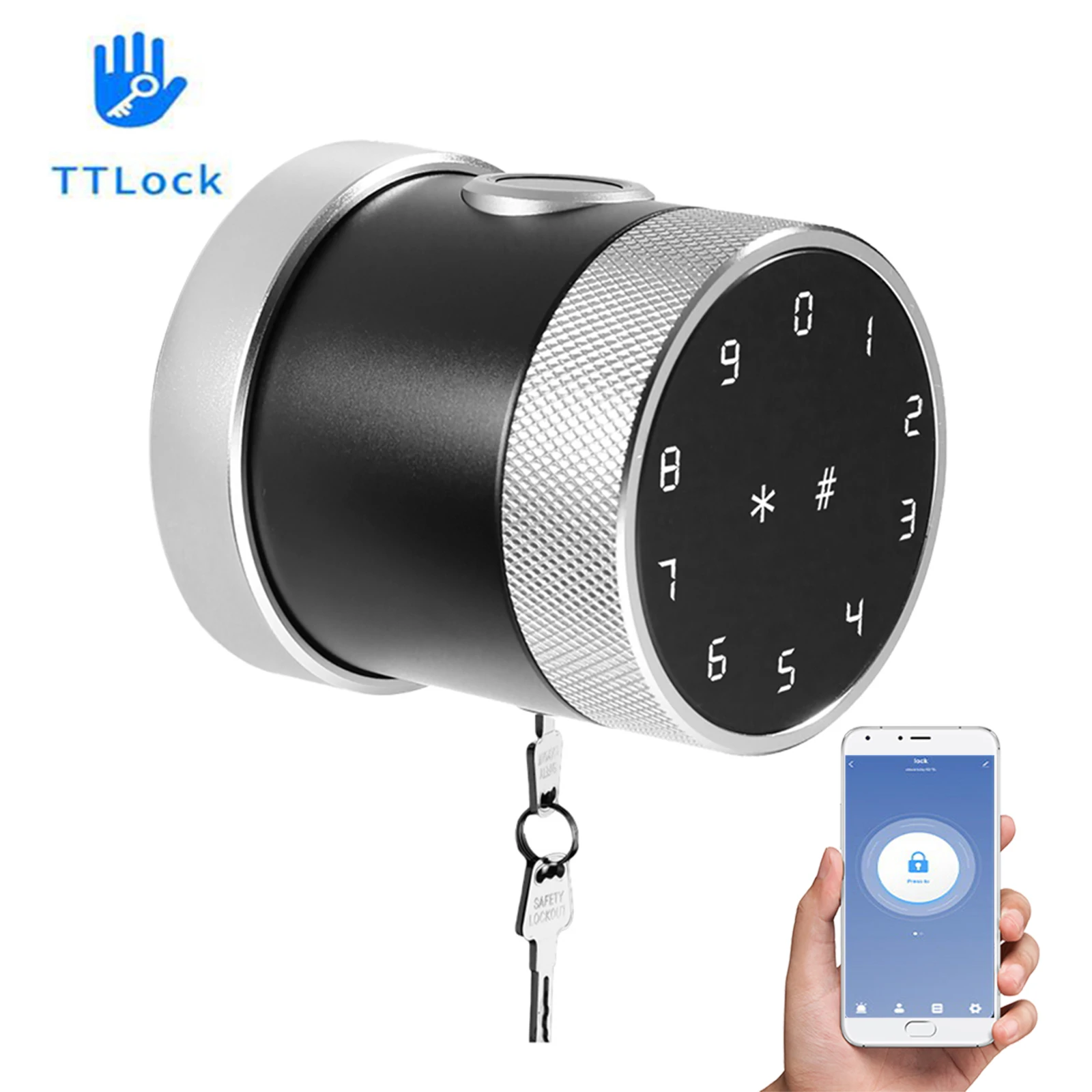 Умный дверной замок с защитой от кражи электронный сканер отпечатков пальцев BT