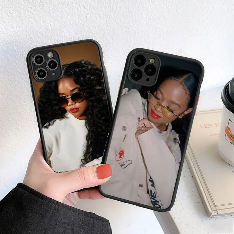 

H.E.R Gabi Wilson singer Phone Case matte transparent For iphone 7 8 11 12 plus mini x xs xr pro max cover