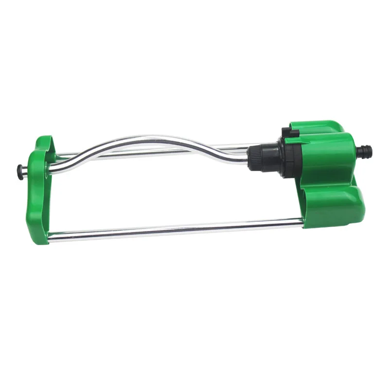 

1PC Aluminium 18 Jets Oscillating Lawn Sprinkler Watering Garden Pipe Hose Water Flow for Garden Lawn Large Area Irrigation