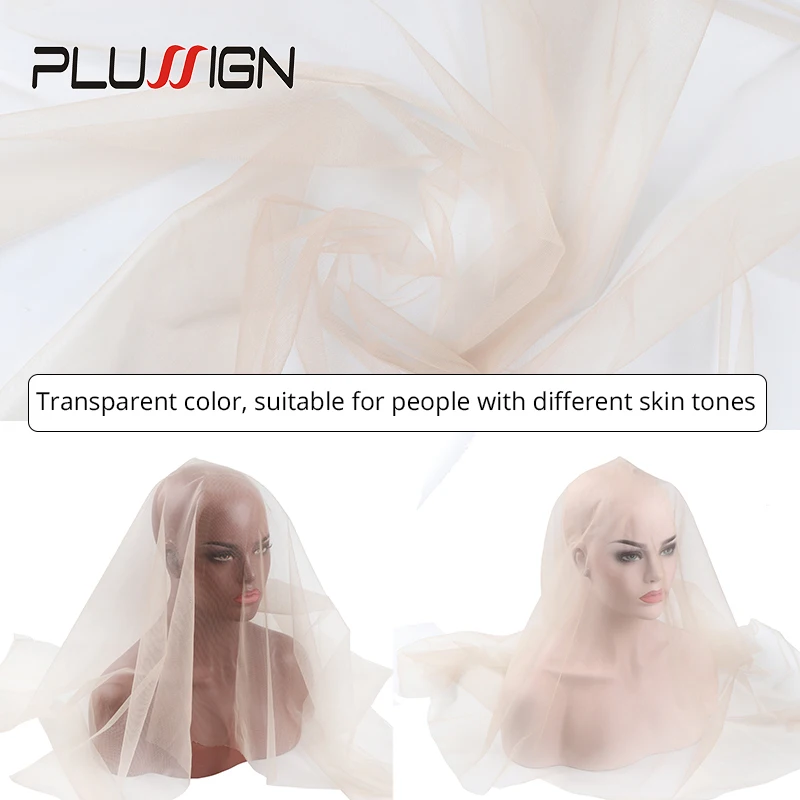 Сетка для плетения волос Plussign 1/4 ярдов швейцарская сетка материал шнуровки