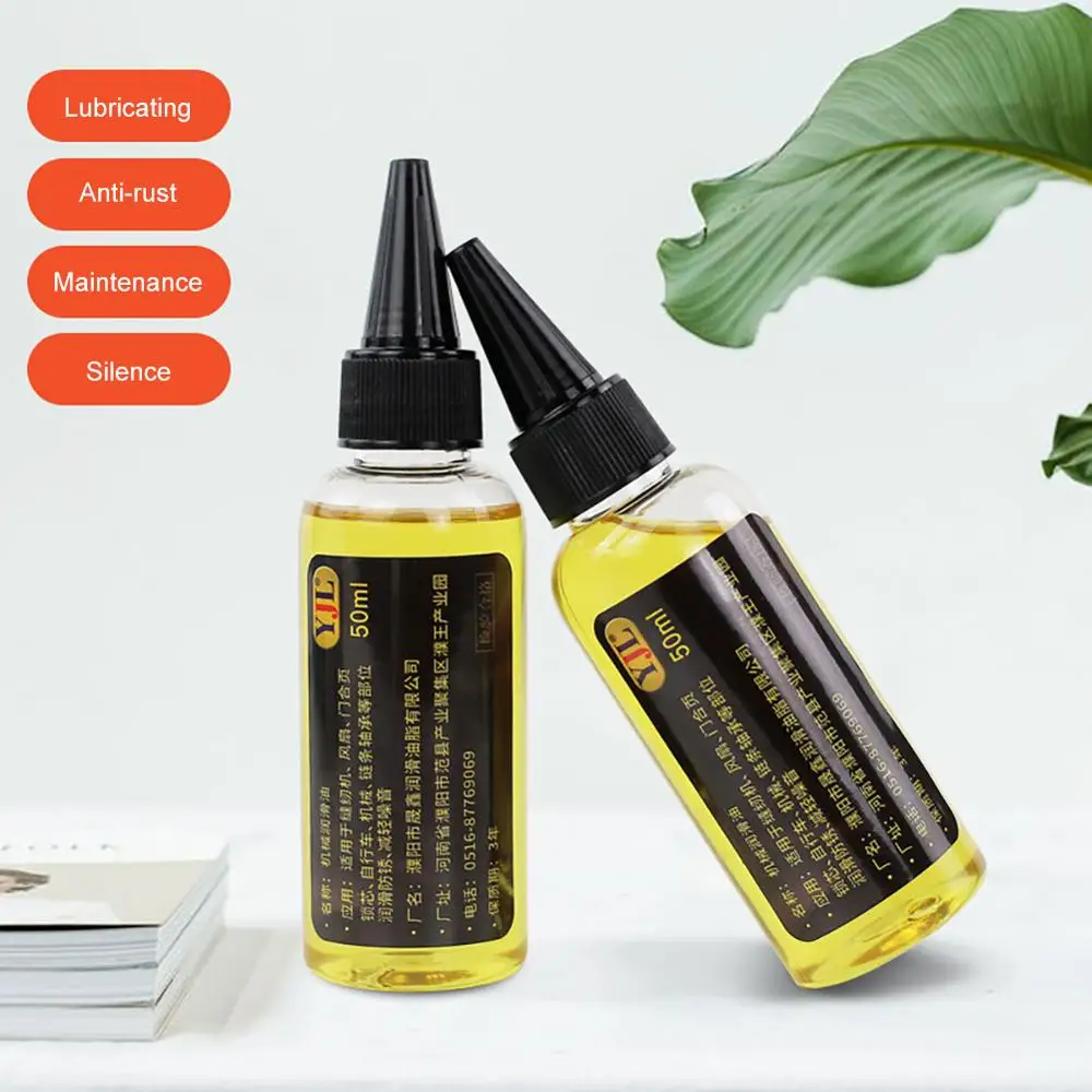 

50ML Machinery Lubricating Oil Chain Lube Lubricat Car Moto Lubrication Maintenance Oil Lube Cleaner Repair Tool Greas