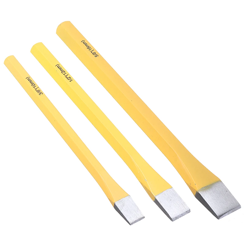 Комплект из 3 предметов однотонная Сталь плоский ручное зубило резьба по дереву