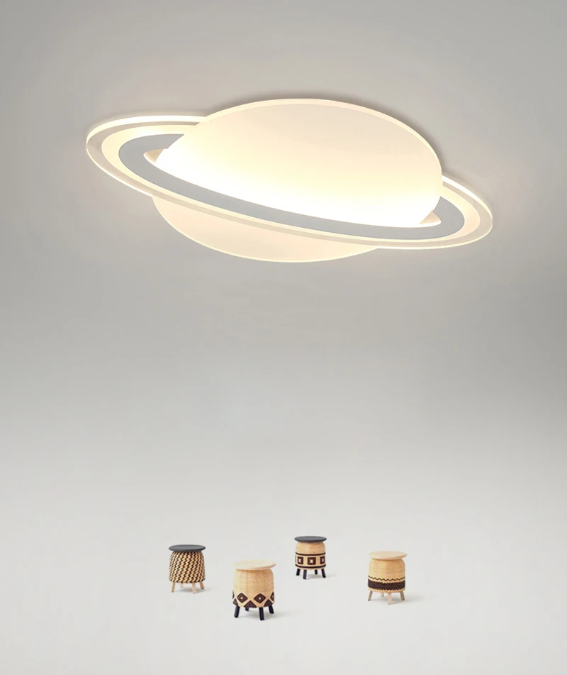 

Creative personality bedroom room ceiling lamp modern minimalist children's bedroom study led Nordic lamps