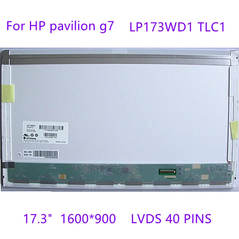 Матричный ЖК экран LP173WD1 TLC1 для ноутбука 17 3 дюйма панель дисплея (TL)(C1)