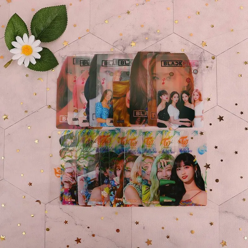 10 шт./компл. Blackpink TWICE KILL THIS LOVE Album прозрачная Фотокарта для фанатов подарок