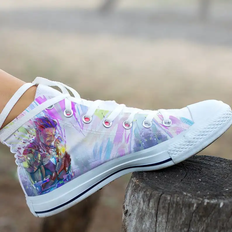 

IronMans Hightop, Mens Womens Designer Leisure Sneakers Men Casual Canvas Shoes