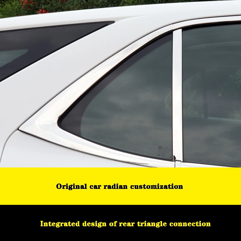 

Stainless Steel Car Window Trim Strips Outer Decoration Refit For Chevrolet EQUINOX Car Styling