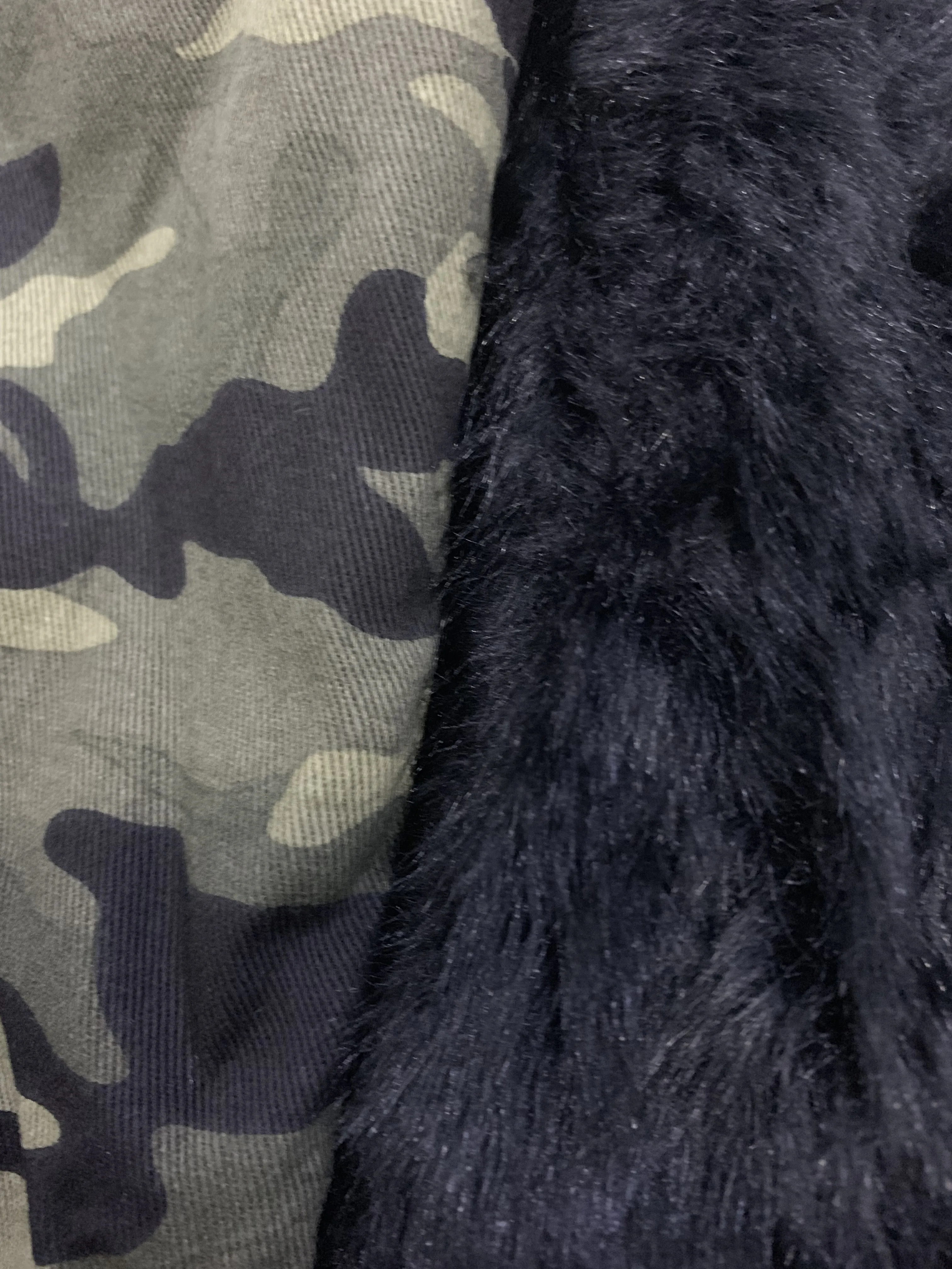 Куртка с хлопковой подкладкой Камуфляжная парка женские длинные пальто зимние