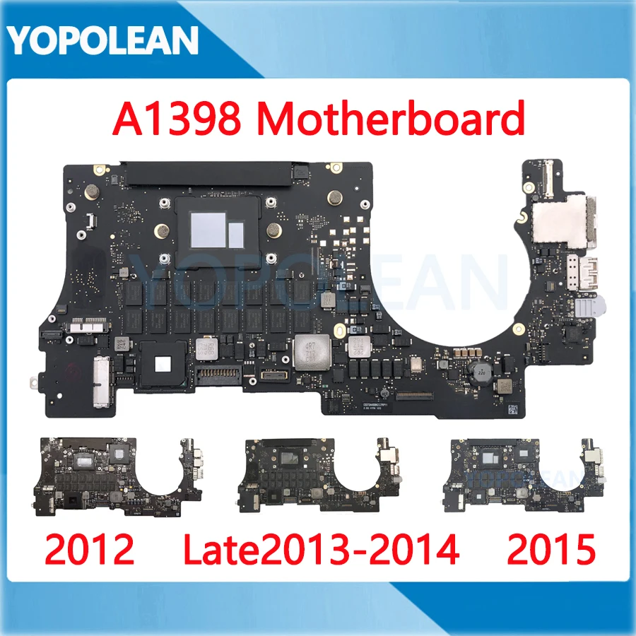 Оригинальная материнская плата для MacBook Pro Retina 15 &quotA1398 логическая i7 8 Гб 16 2012 2013 2014