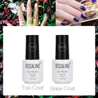 ROSALIND, 2 шт., верхнее и Базовое покрытие + УФ-Гель-лак для ногтей, 7 мл