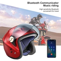 motorbike helmet solar intelligent bluetooth helmet intercom with cooling fan answer the phone helmet motorcycle accessories