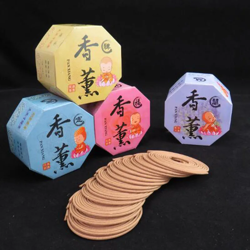 Благовония из сандалового дерева, домашние искусственные благовония, свежий воздух, ароматизатор, 32 катушки/коробка, катушка с естественным запахом ароматерапии, благовония