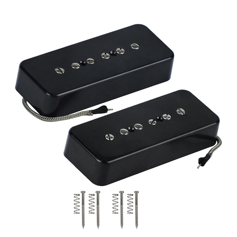 set von hals brücke seife bar p90 pickup alnico 5 elektrische gitarre pickup single coil gitarre teile schwarz free global shipping