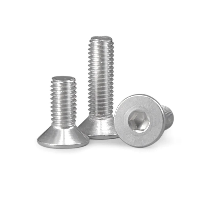 304 американские винты из нержавеющей стали с плоской головкой стандартные