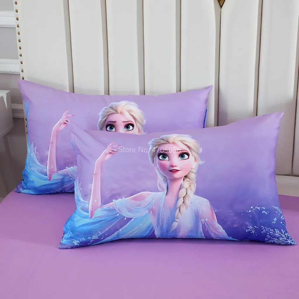 

Disney Lilic Frozen Anna Elsa Bedding Set Children Girl Duvet Cover Comforter Cover Bedding Sets Polyester 2/3/4 Pcs