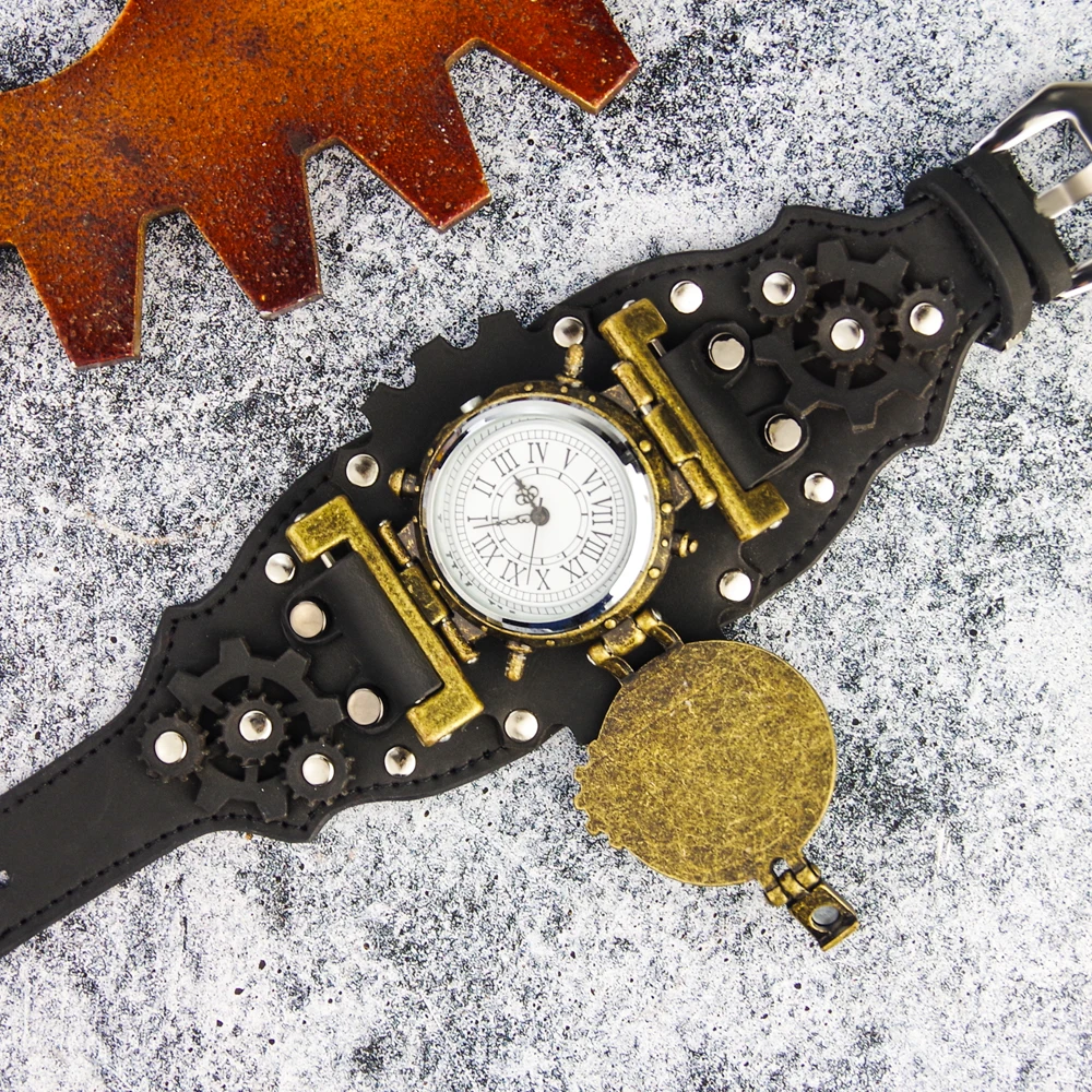 Devil сережки стимпанк часы оригинальные Relojes Exteriores Ретро Reloj Хронограф