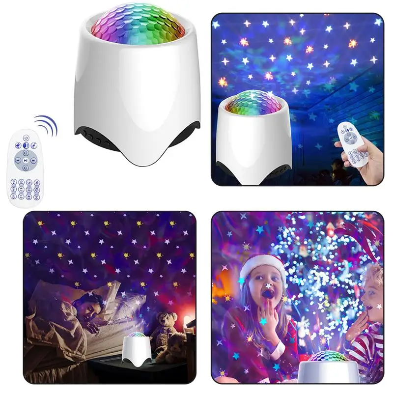 

Star Projector Night Light USB LED Galaxy Starry Night Lamp Bluetooth Music Playback Function Remote Control Starry Sky Star