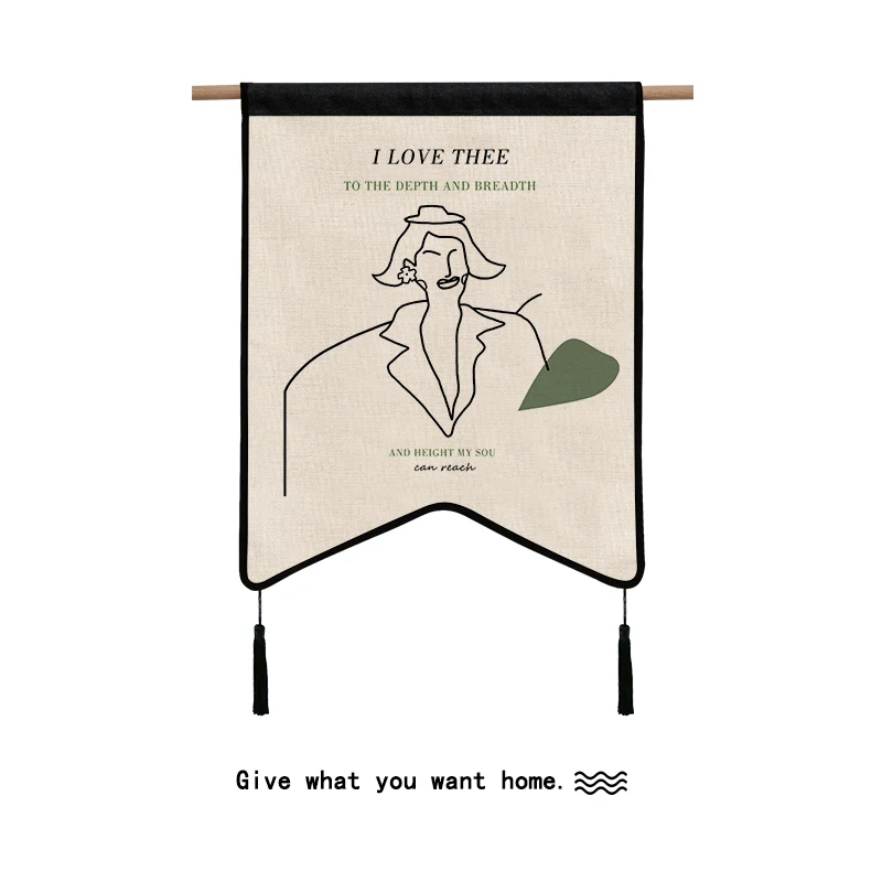 

Nordic Modern Tapestry Simple Print Geometry Tapestry Aesthetic Painting Adornos Para Cuarto Wall Hanging Decor DE50GT