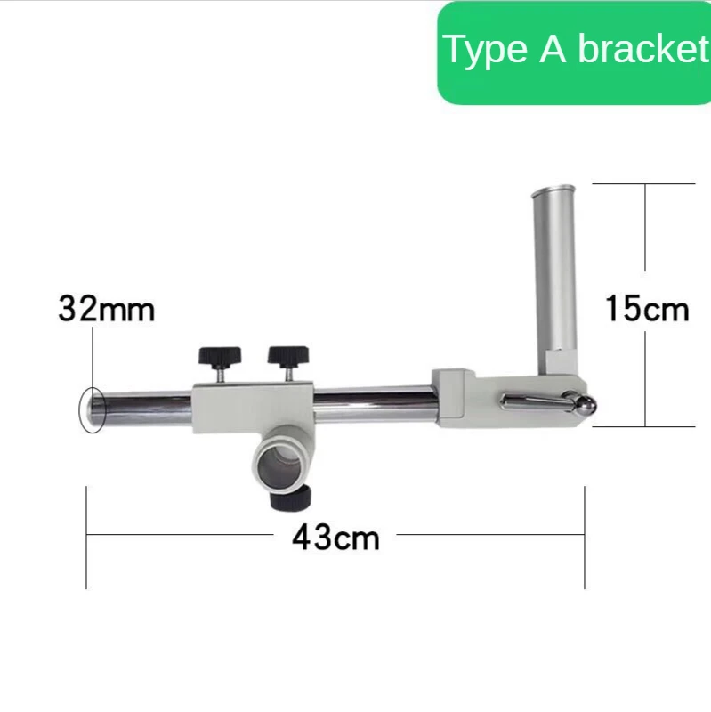 Single arm universal support binocular Trinocular Stereo Microscope Universal 360 degree rotating universal arm Support rod
