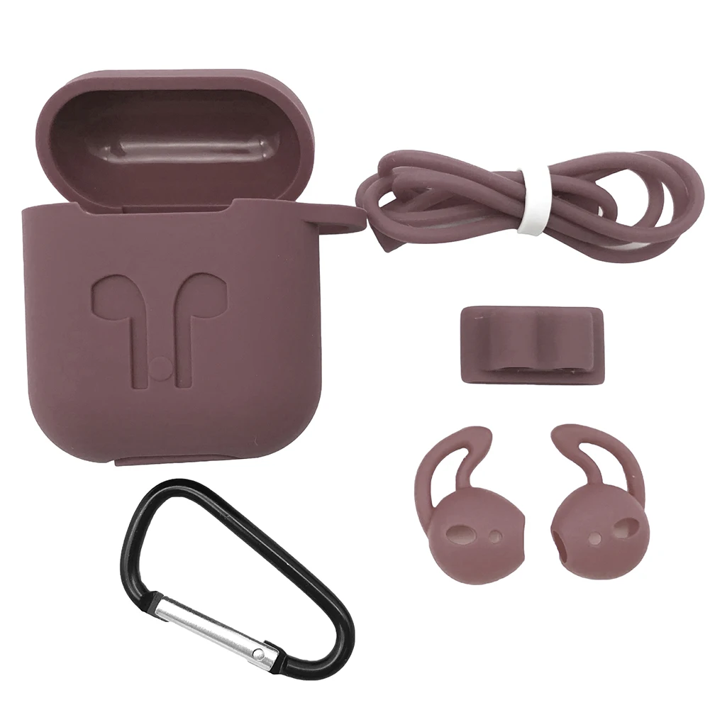 5 шт./компл. силиконовый чехол для наушников AirPods Функция &quotанти потеря&quot кабель