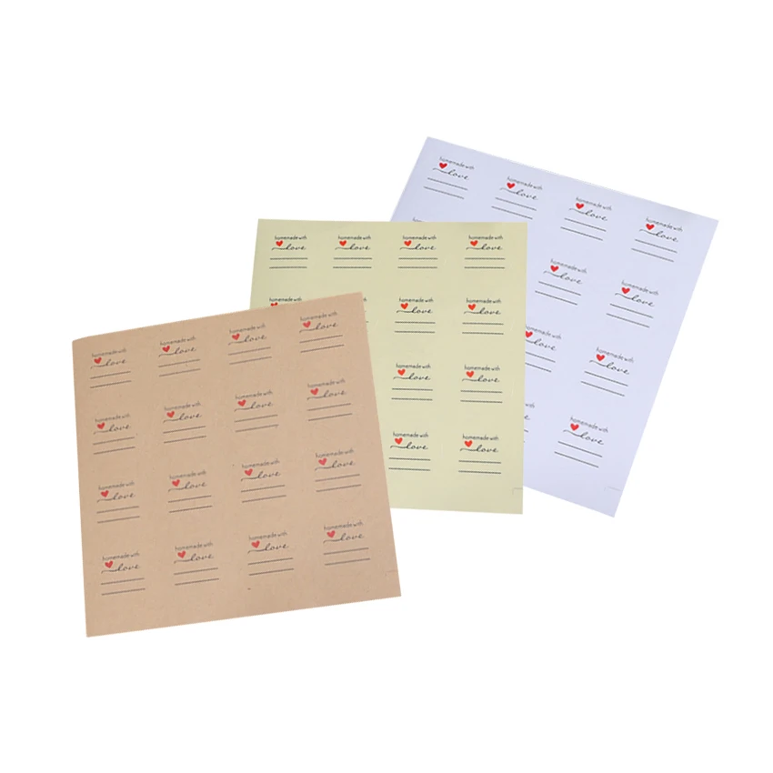 1600 шт./лот декоративная герметичная этикетка с красным сердцем сделай сам