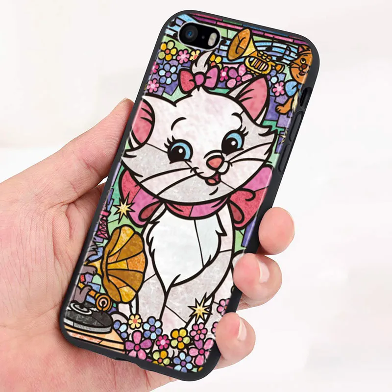 Silicone Cover Mosaic Stitch Princess For Apple iPhone 14 13 12 Mini 11 Pro XS MAX XR X 8 7 Plus SE 6S Black Phone Case