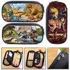 Пенал с рисунком монстра динозавра для мальчиков и девочек Пеналы Rex для детей, школьный чехол, стационарная сумка, подарок