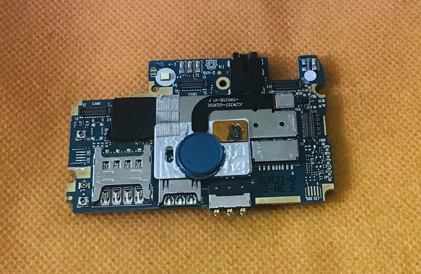 Бывшая в употреблении оригинальная материнская плата 2G ram + 16G rom для Ulefone MIX 2 MTK6737