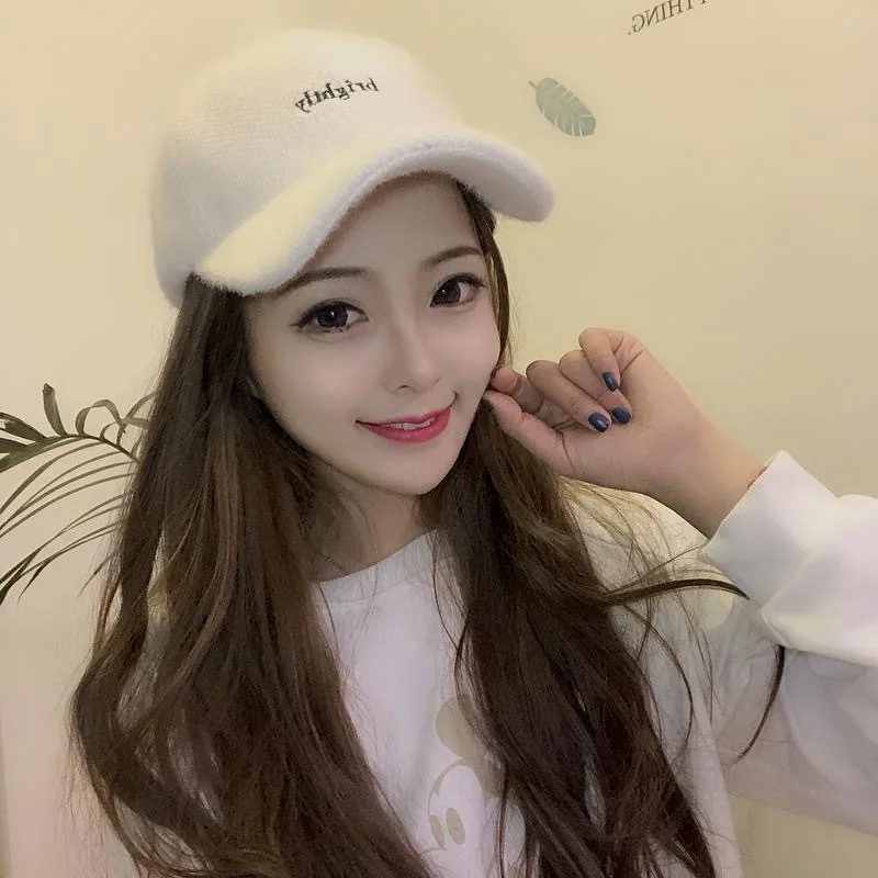 Кроличья меховая Смешанная Толстая теплая Бейсболка для мужчин и женщин Зимняя